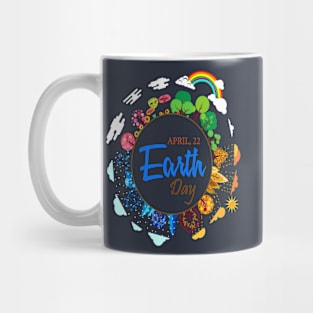 Earth Day the Four Seasons Mug